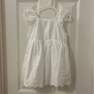 Toddler girls white dress
